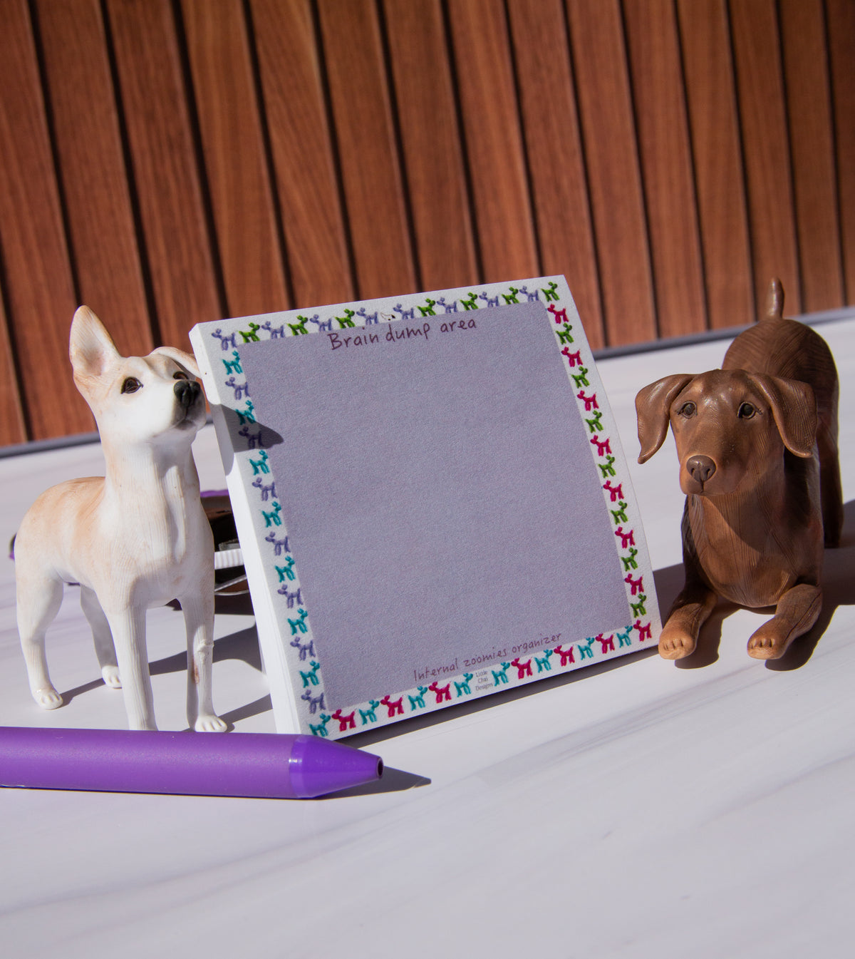 Vet Med Dog Balloons Sticky Notes