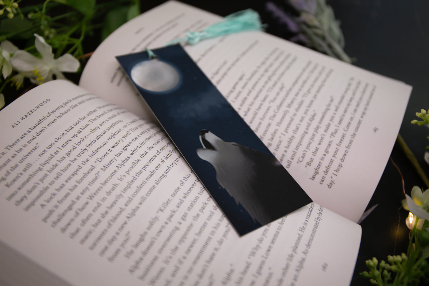 Full Moon Shifter Wolf bookmark
