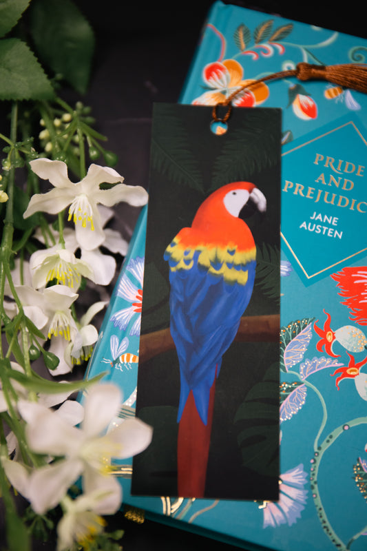 Macaw Bird Bookmark