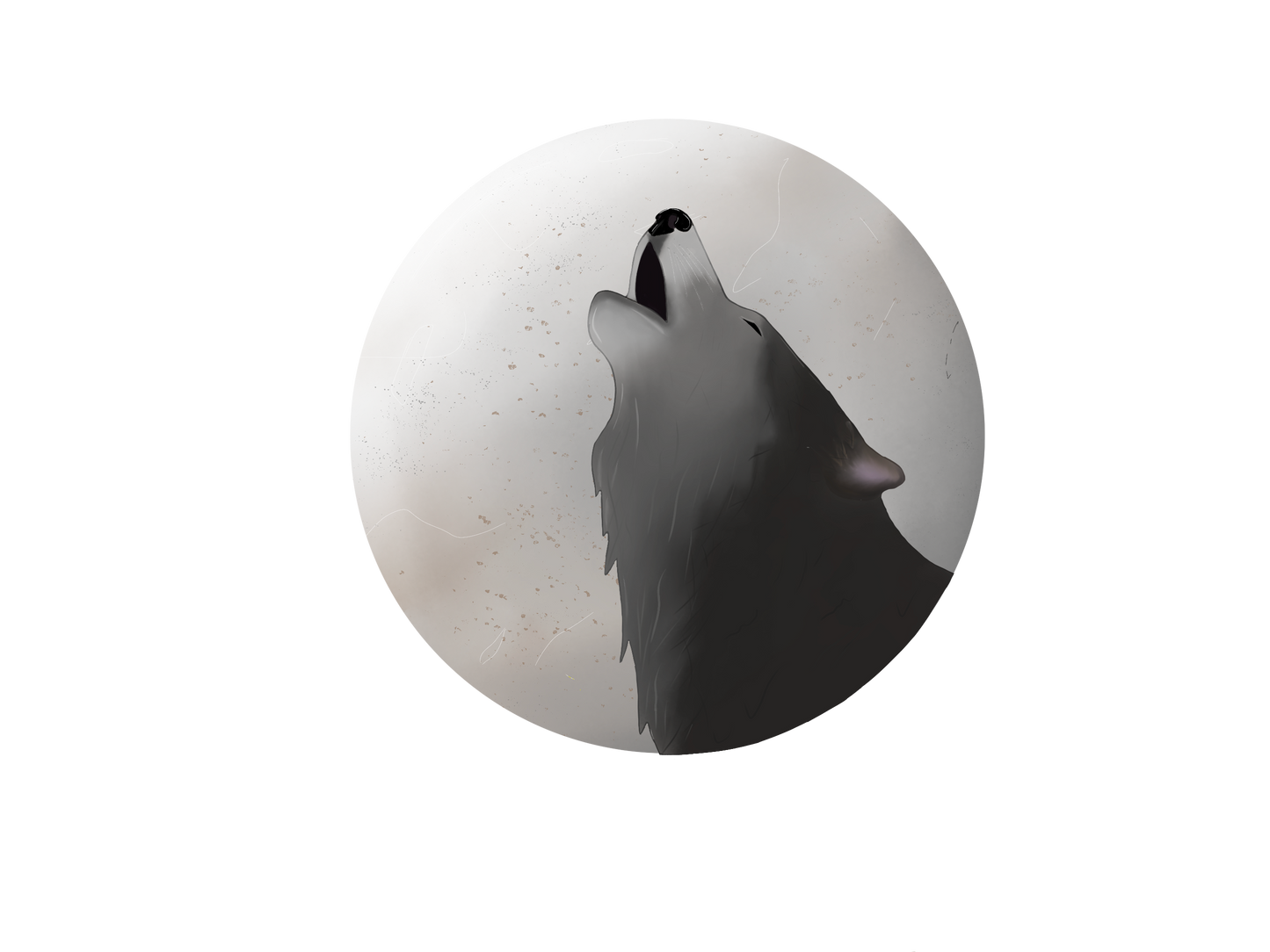 Howling shifter wolf