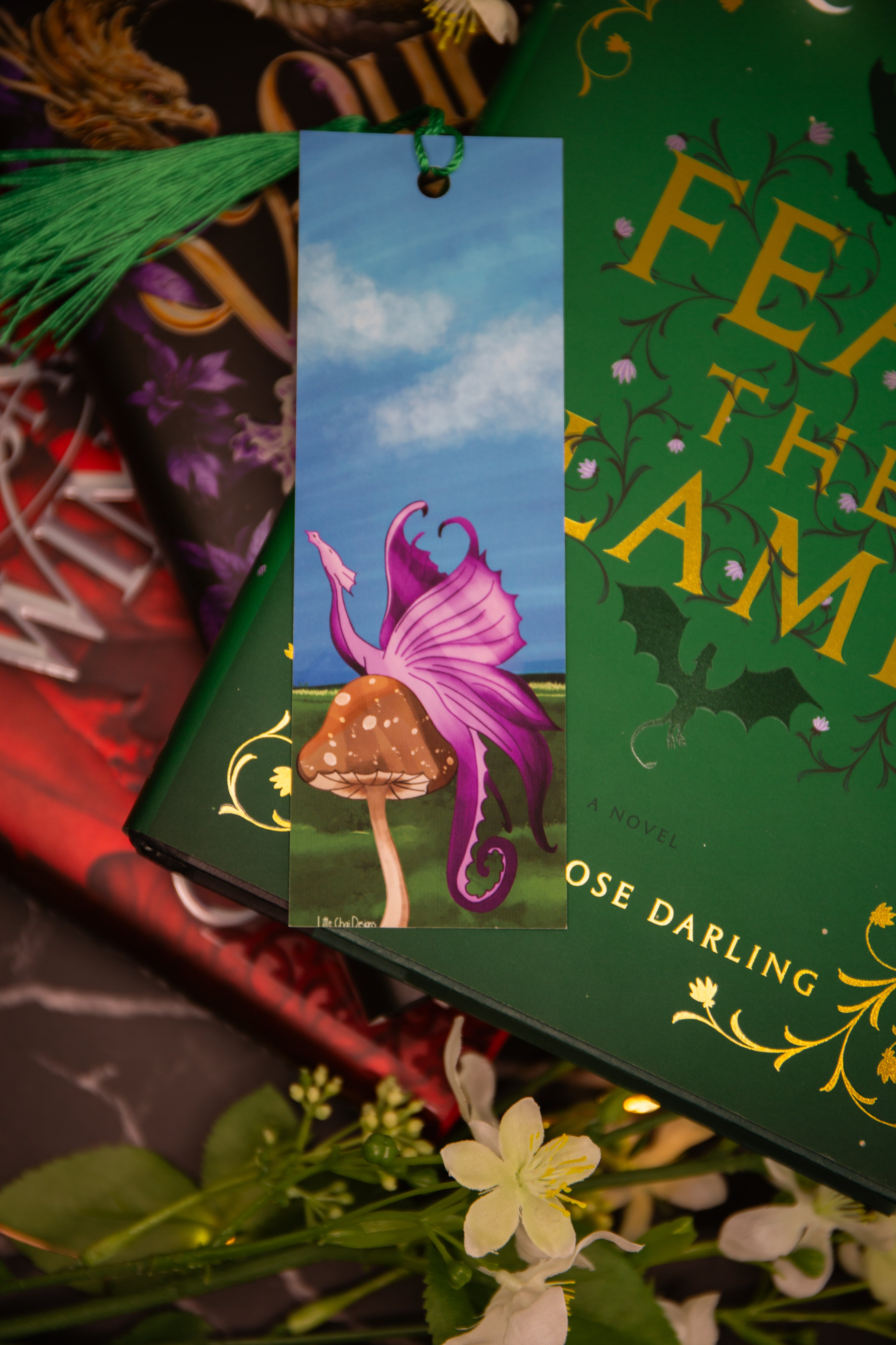 Whimsical Fairy Dragon bookmark