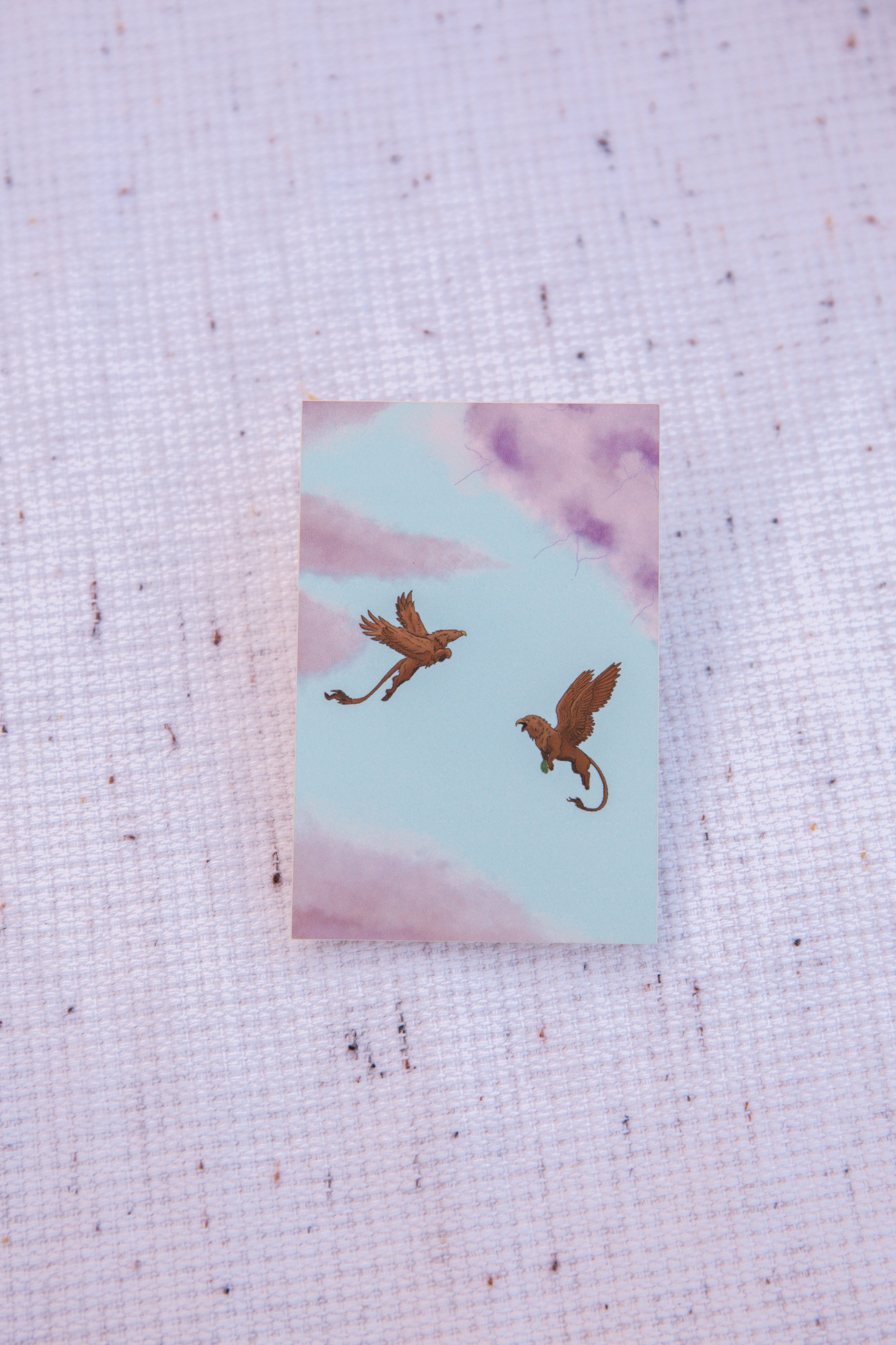 Flying Gryphon Vinyl Sticker - Fantasy