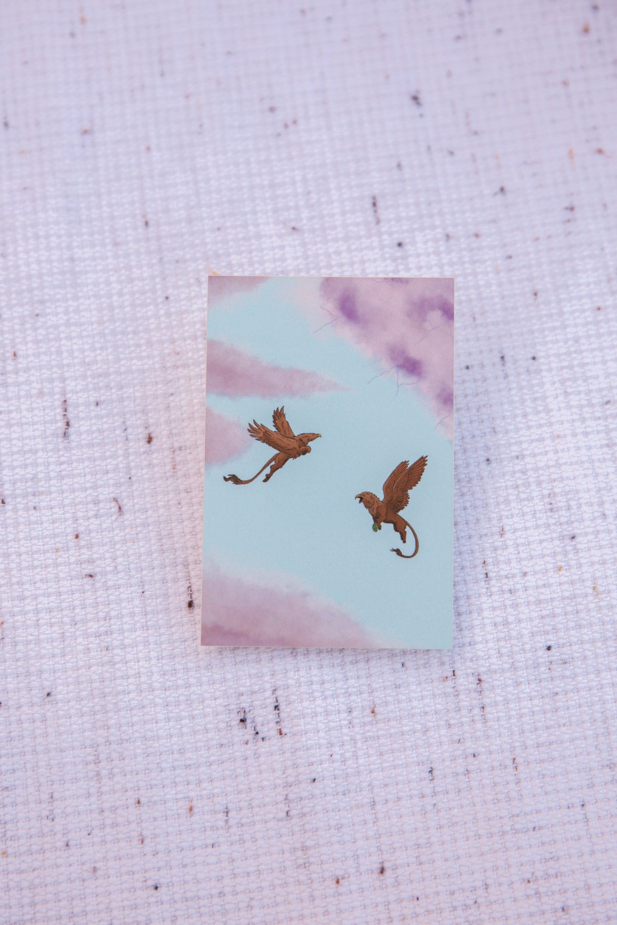 Flying Gryphon Vinyl Sticker - Fantasy