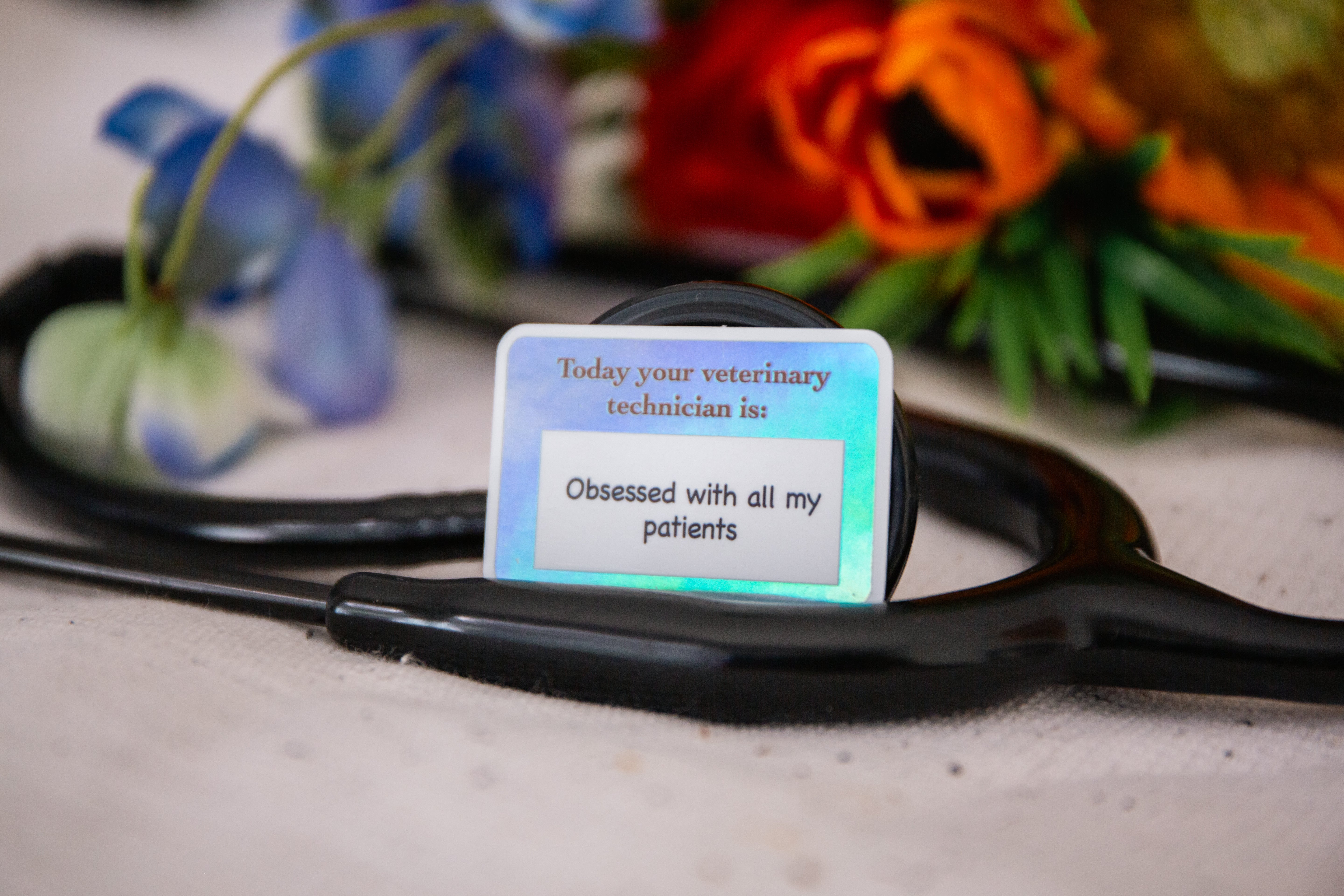 Obsessed with my patients-Vet Tech sticker