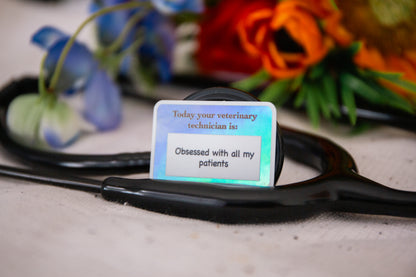 Obsessed with my patients-Vet Tech sticker