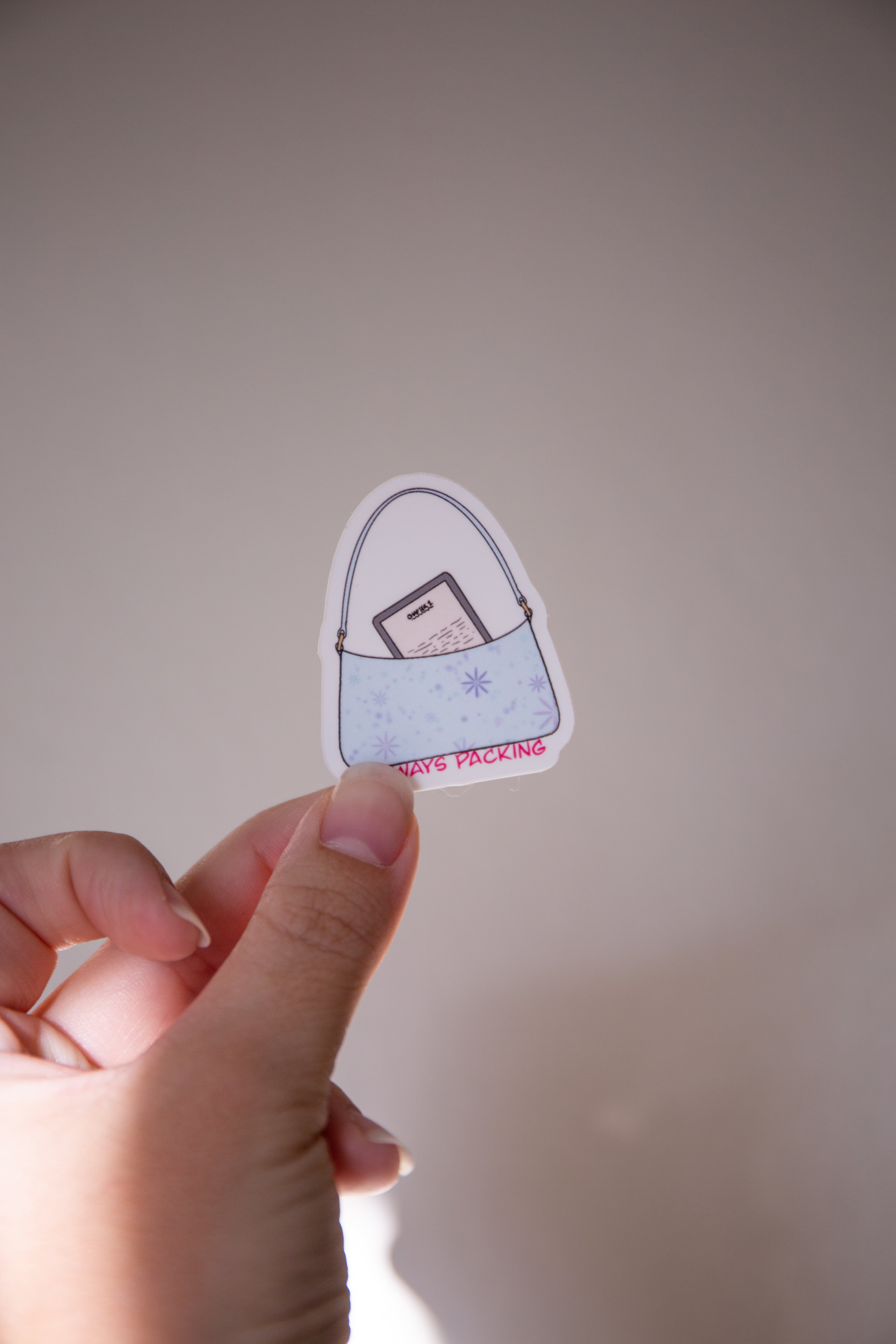 Always packing an E-reader Sticker