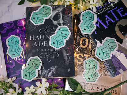 TBR Bookish Dice Holographic