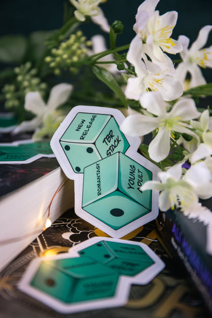 TBR Bookish Dice Holographic
