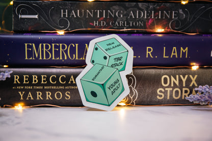 TBR Bookish Dice Holographic