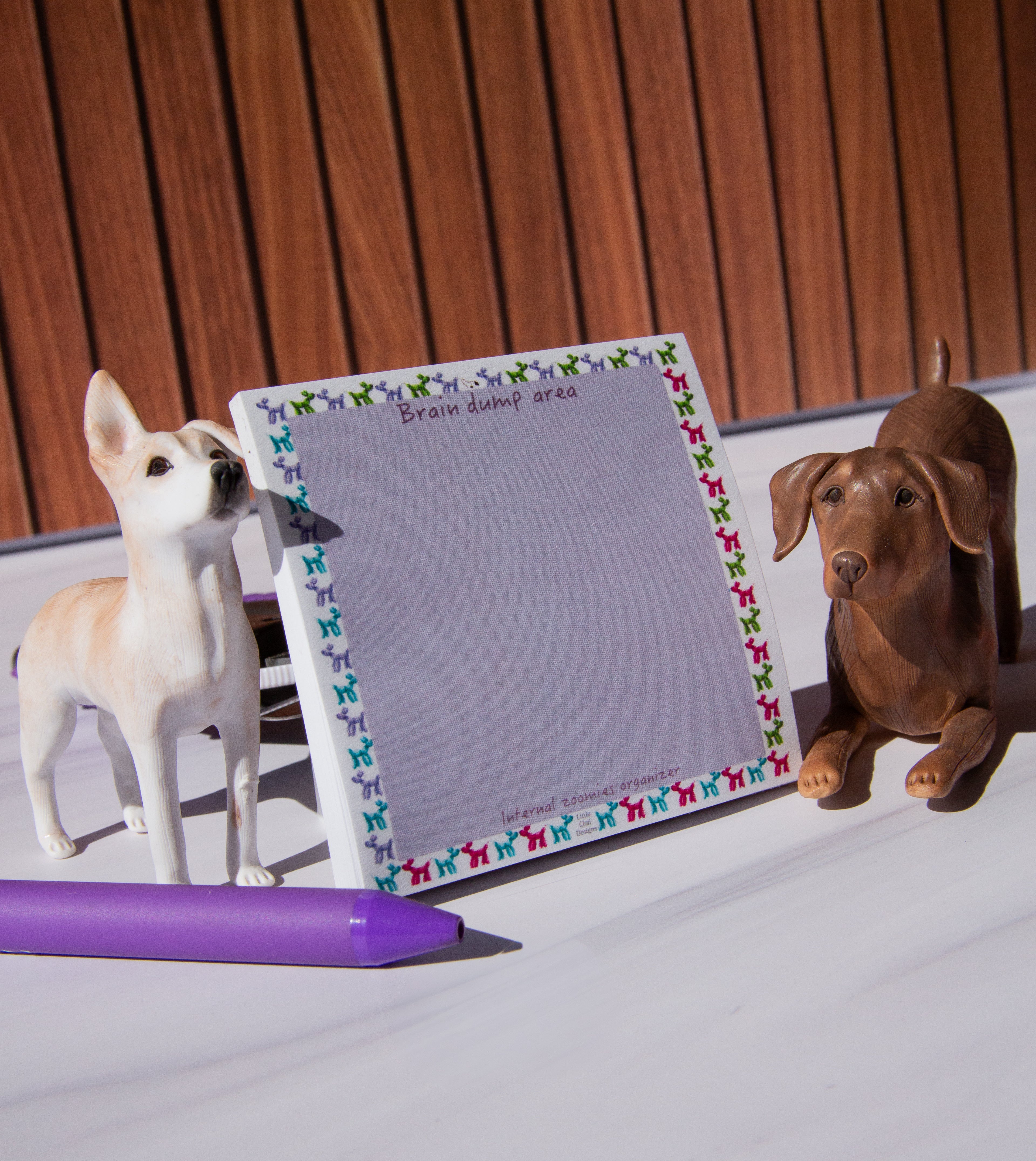 Vet Med Dog Balloons Sticky Notes