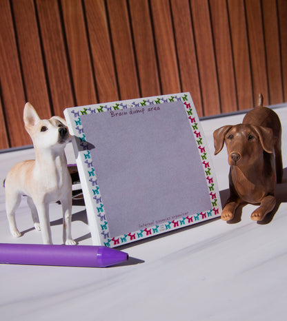 Vet Med Dog Balloons Sticky Notes