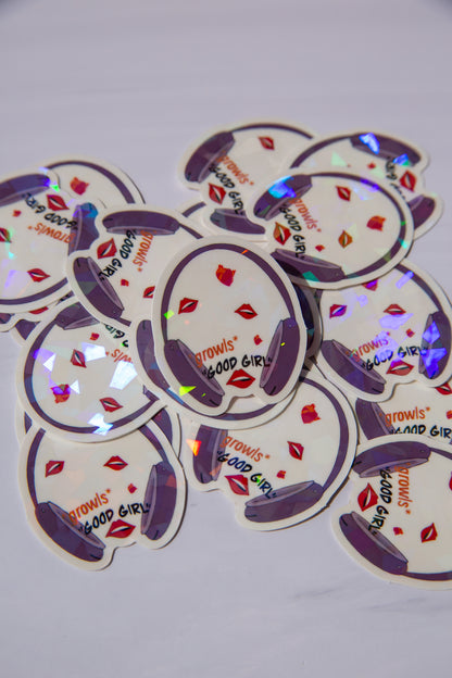Audiobook Phrase "Good Girl" Sticker