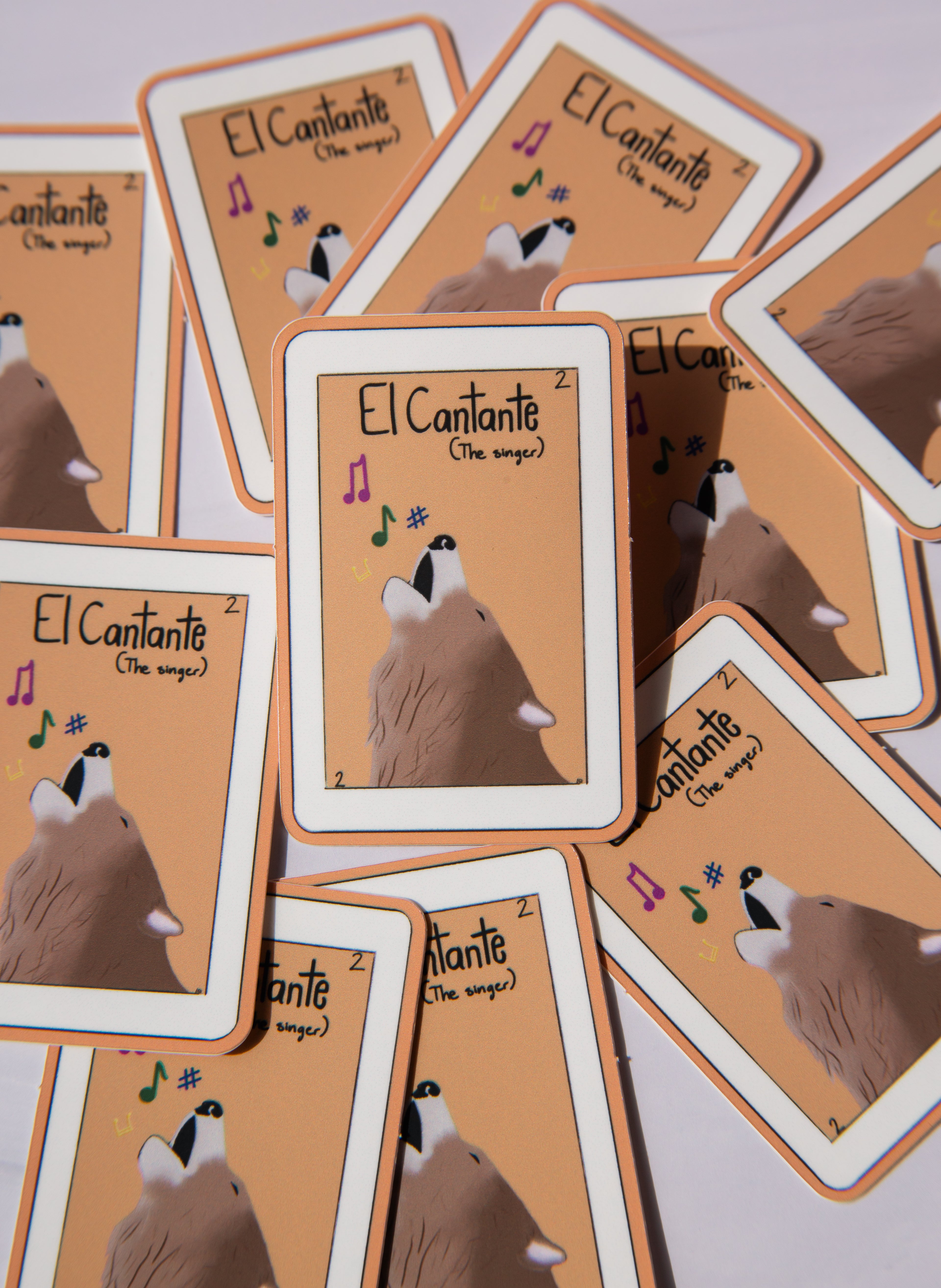 El Cantante loteria card