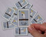 "El Griton" Bird loteria style sticker