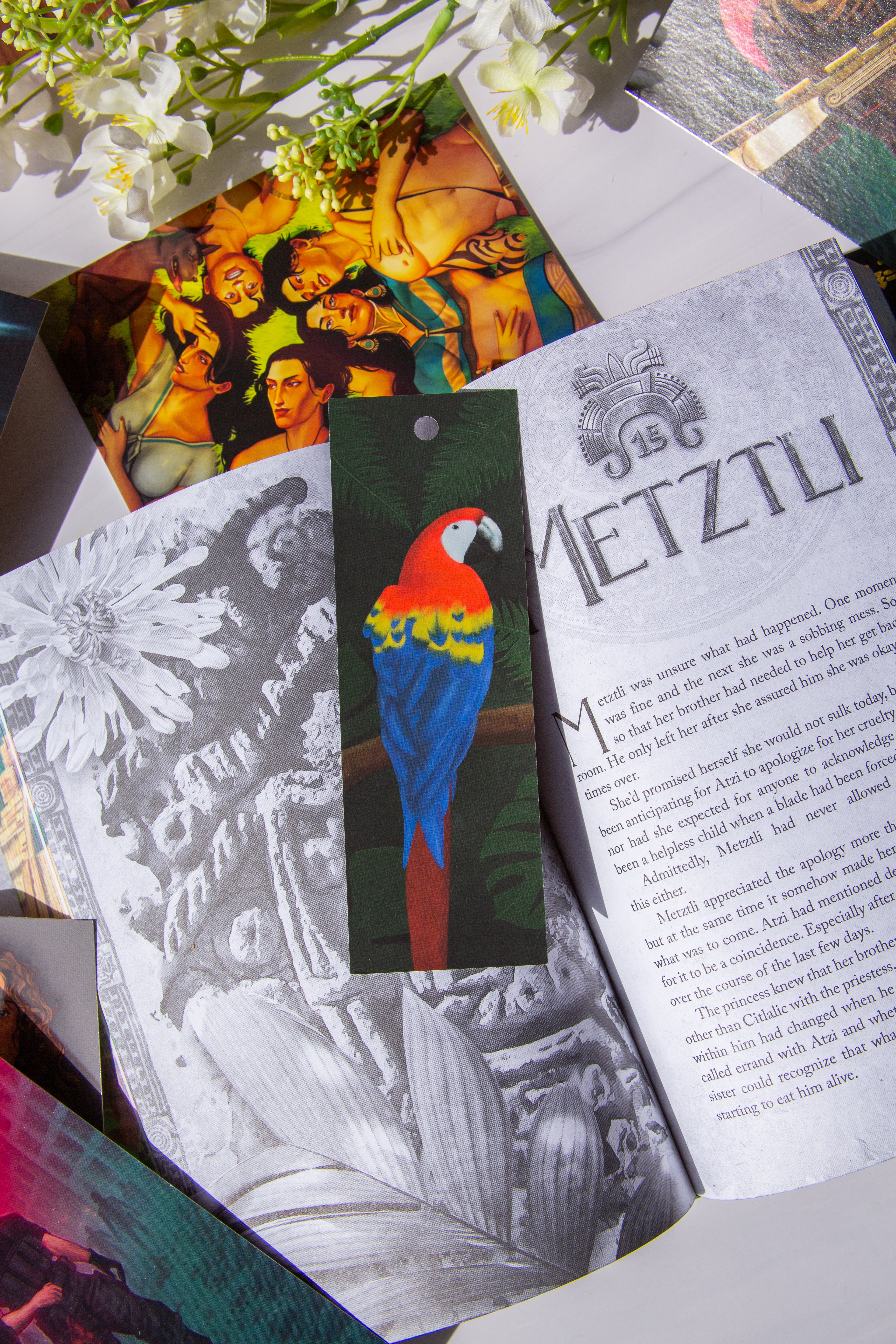 Macaw Bird Bookmark