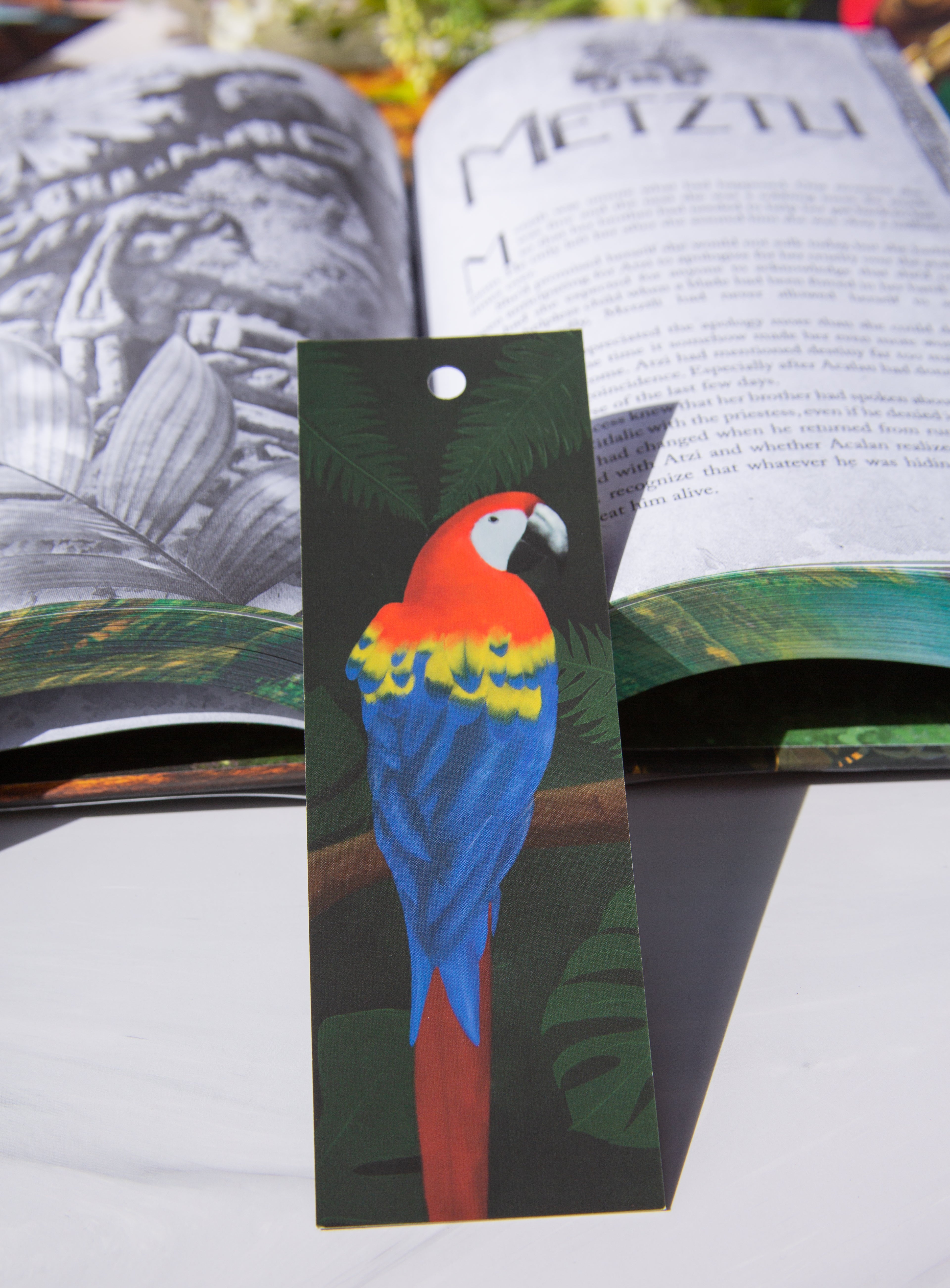 Macaw Bird Bookmark