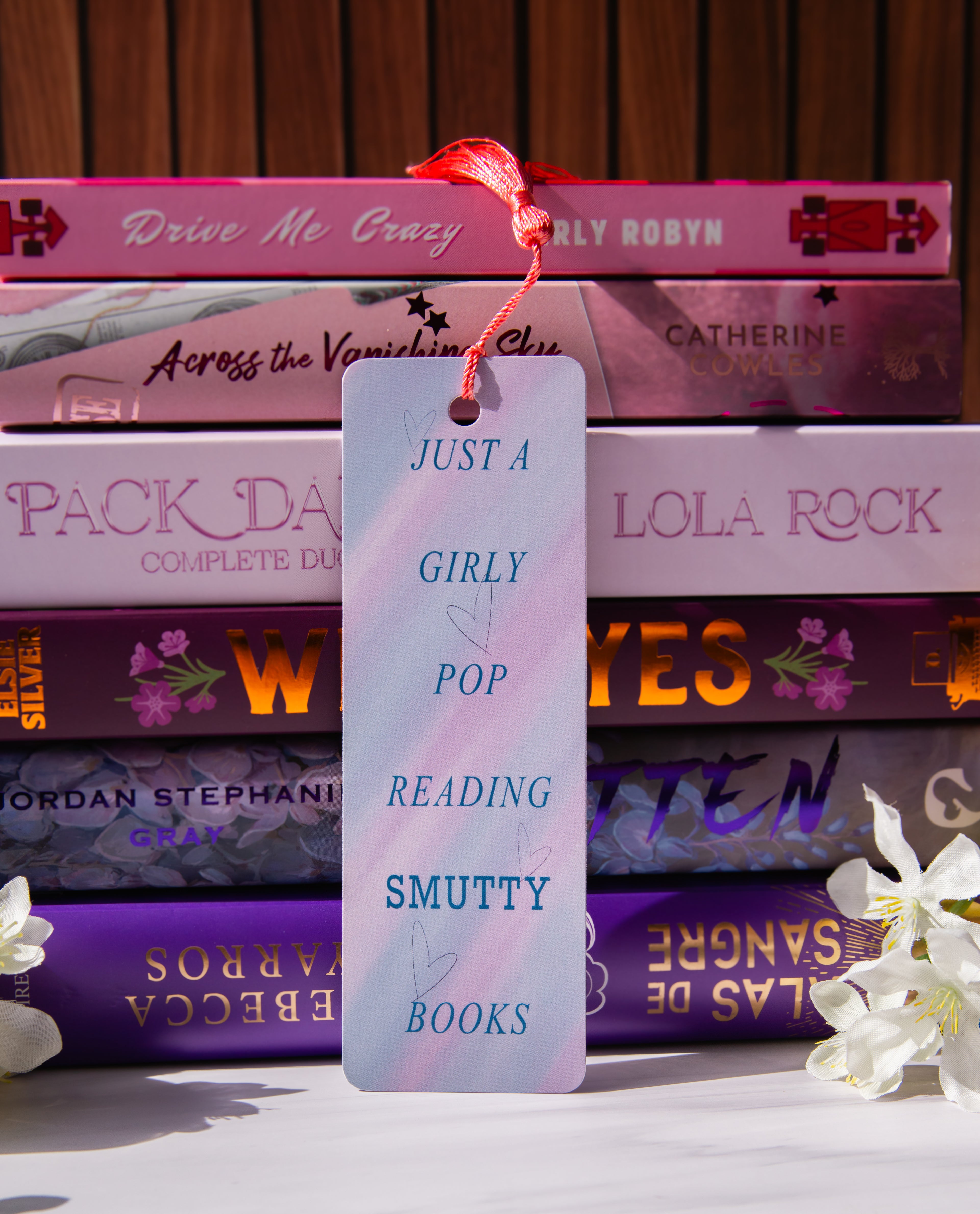 Girly Pop Reading Smutty Books Bookmark