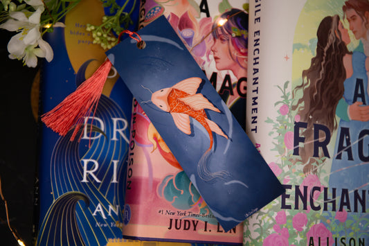 Cute Koi Fish Bookmark