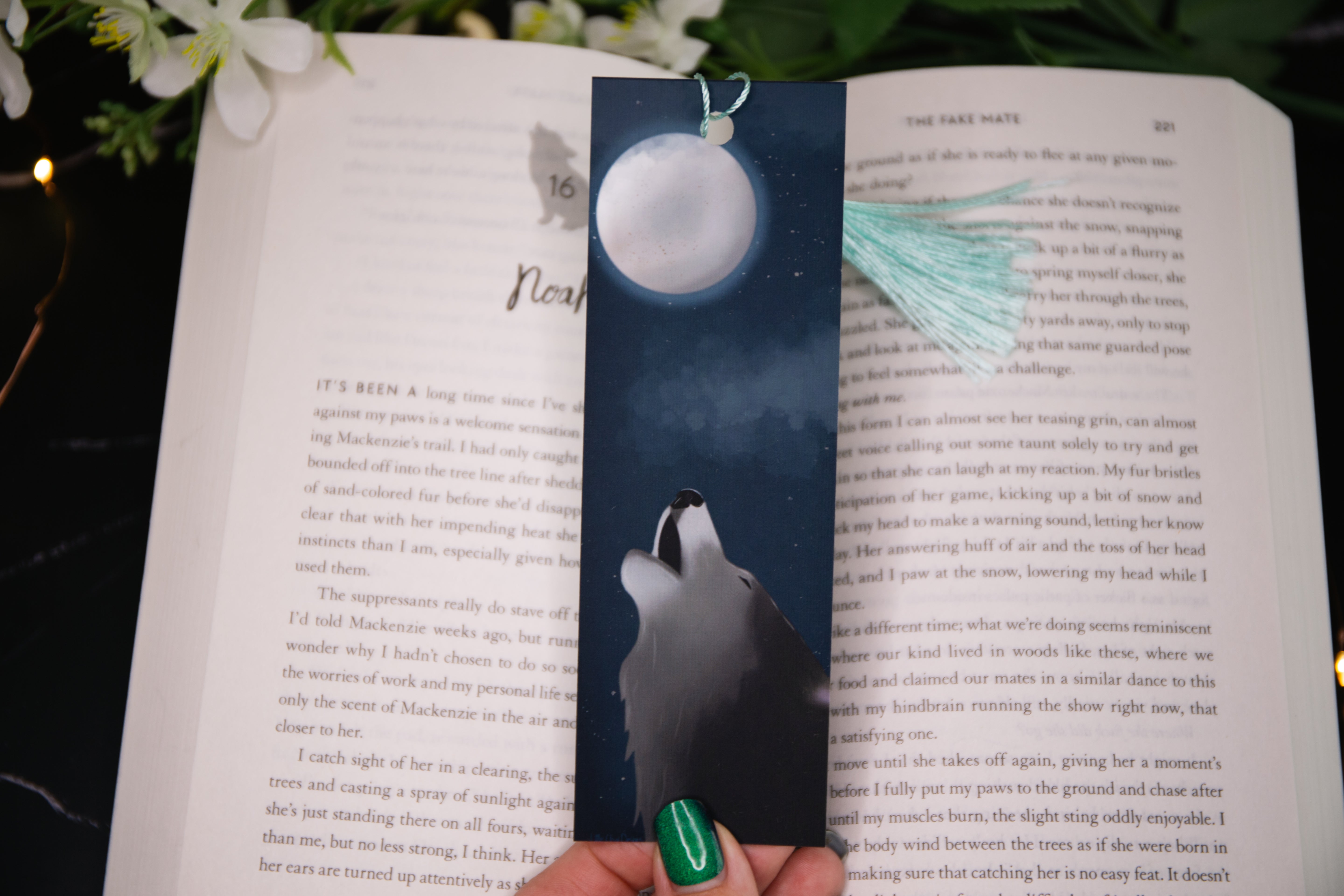 Howling Wolf Bookmark