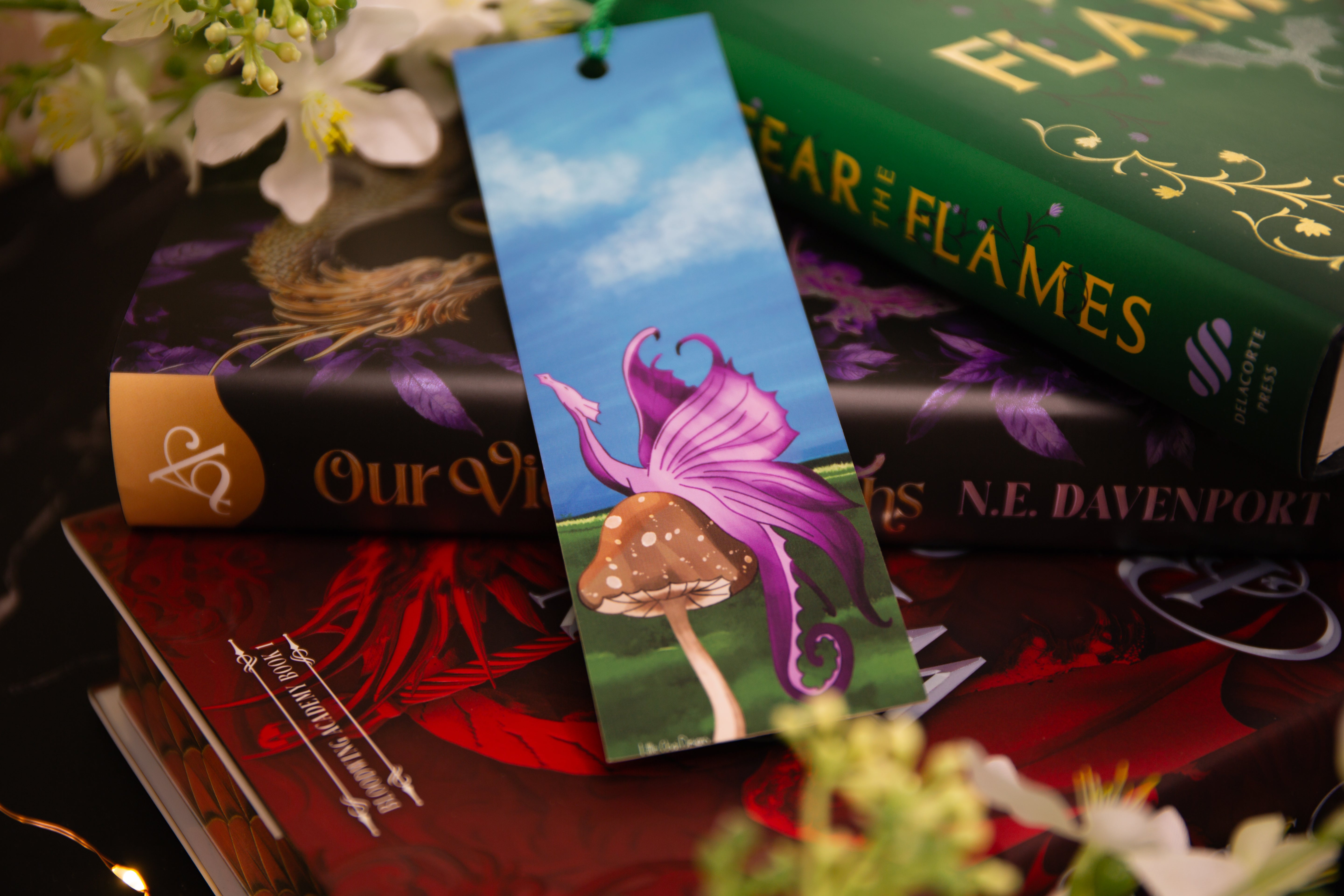 Whimsical Fairy Dragon bookmark