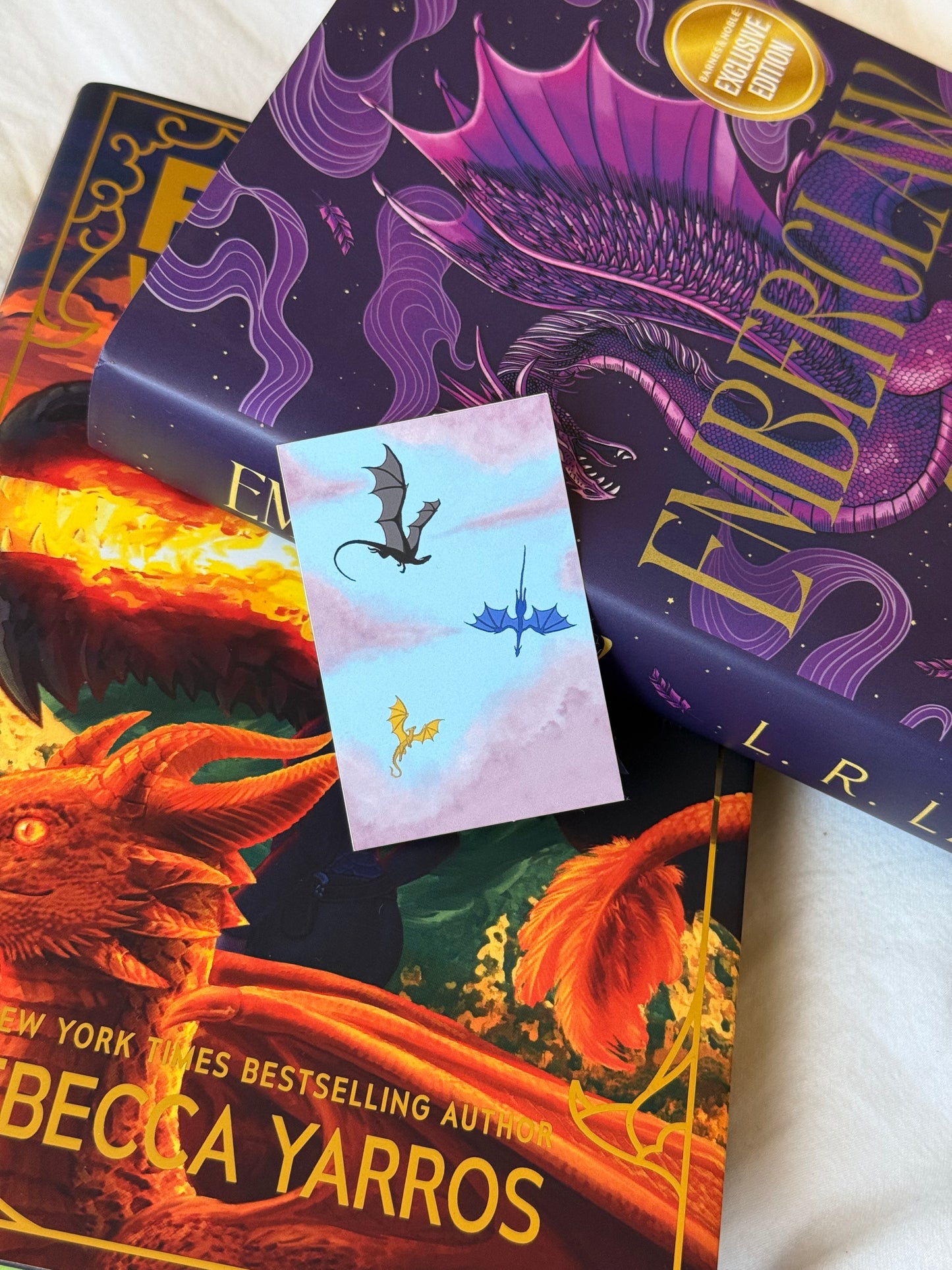 Dragons flying stickers