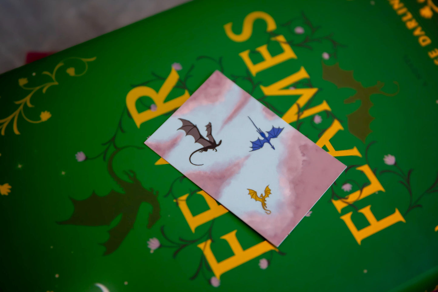 Dragons flying stickers