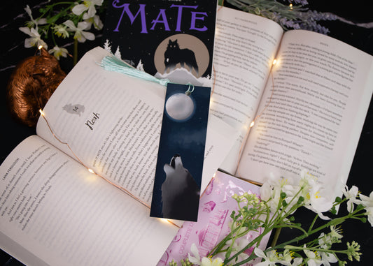 Full Moon Shifter Wolf bookmark