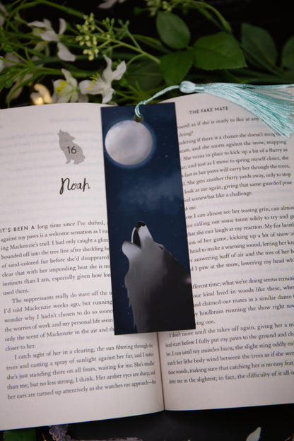 Howling Wolf Bookmark