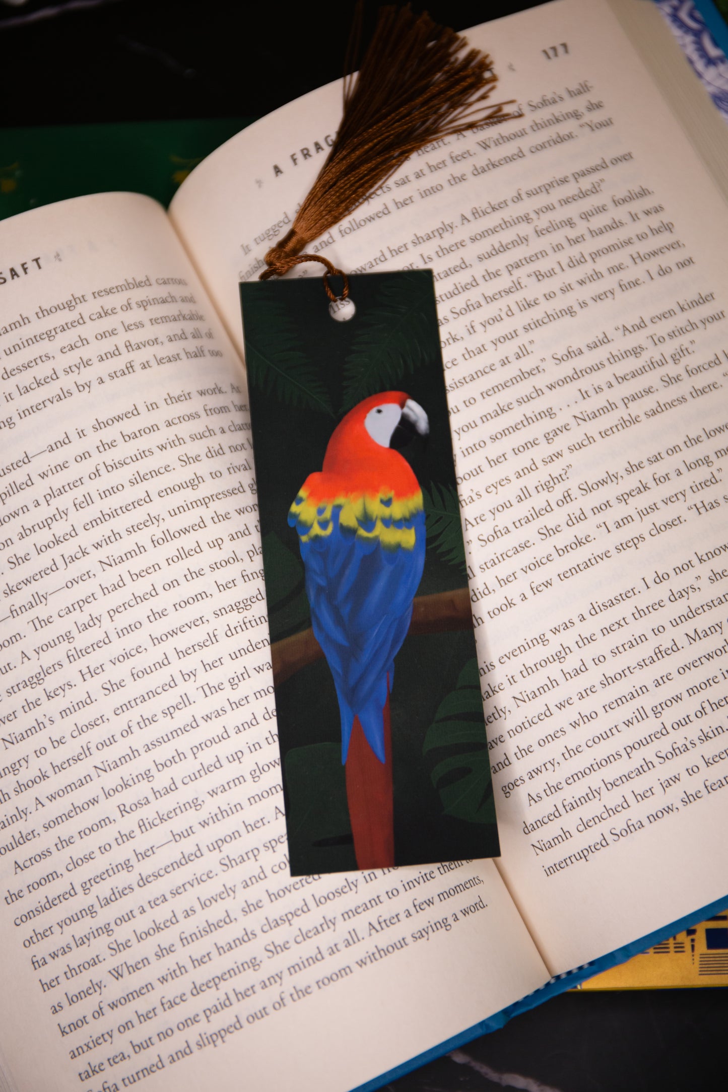 Macaw Bird Bookmark
