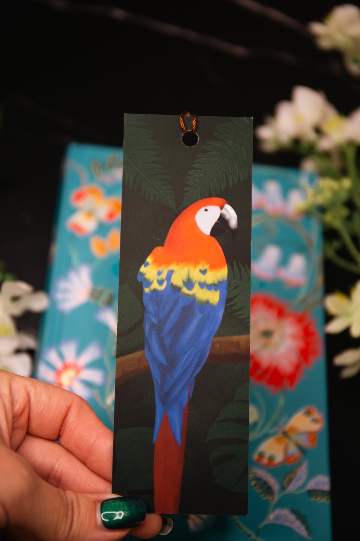 Macaw Bird Bookmark