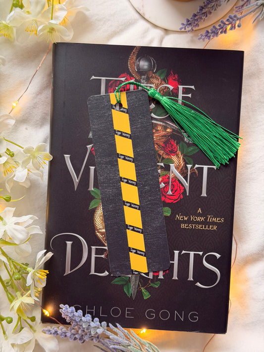 "Trigger Warning" bookmark