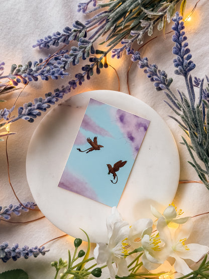 Flying Gryphon Vinyl Sticker - Fantasy