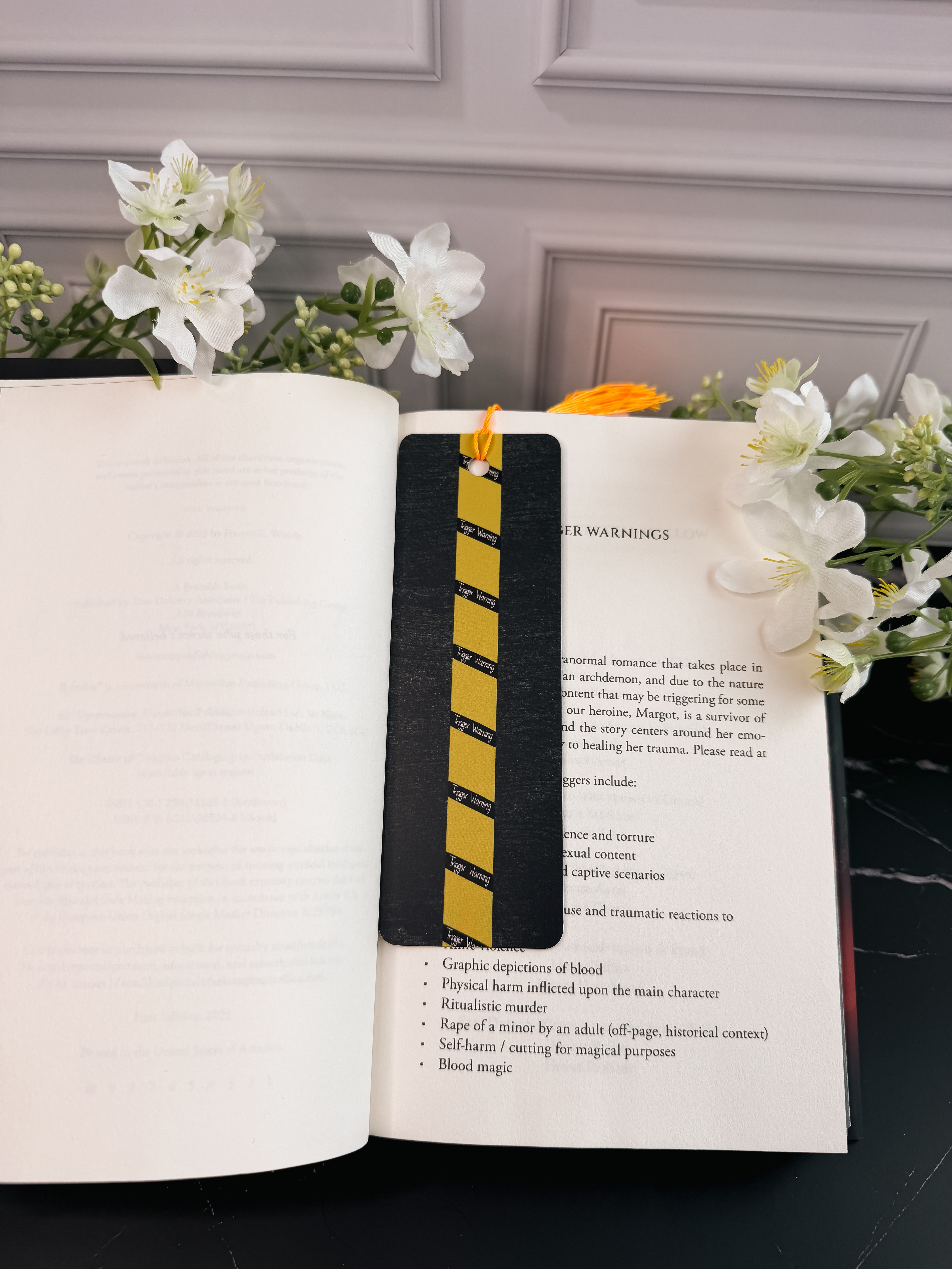 Trigger Warning Bookmark